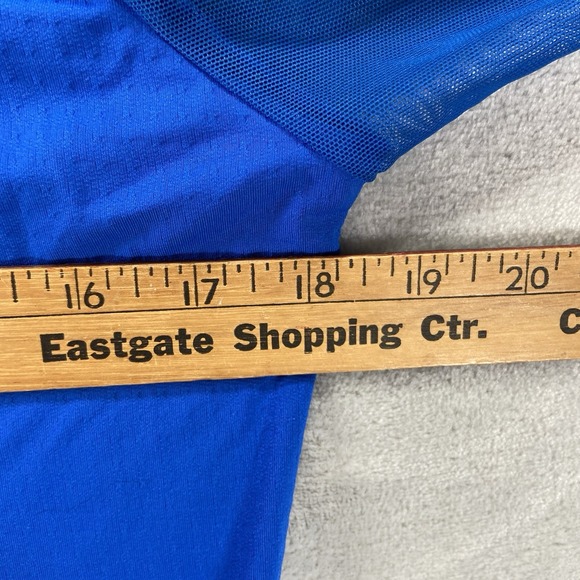 IBKUL Shirt women's Small Active 1/4 Zip Pullover Performance Blue Outdoor UPF - Picture 9 of 11